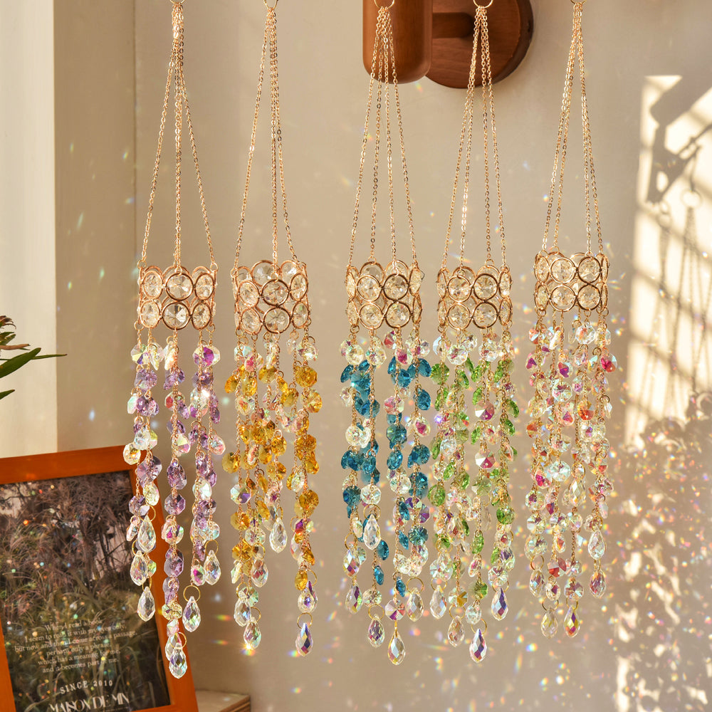 Crystal Prism Sun Catcher: Where Light Dances, Magic Happens