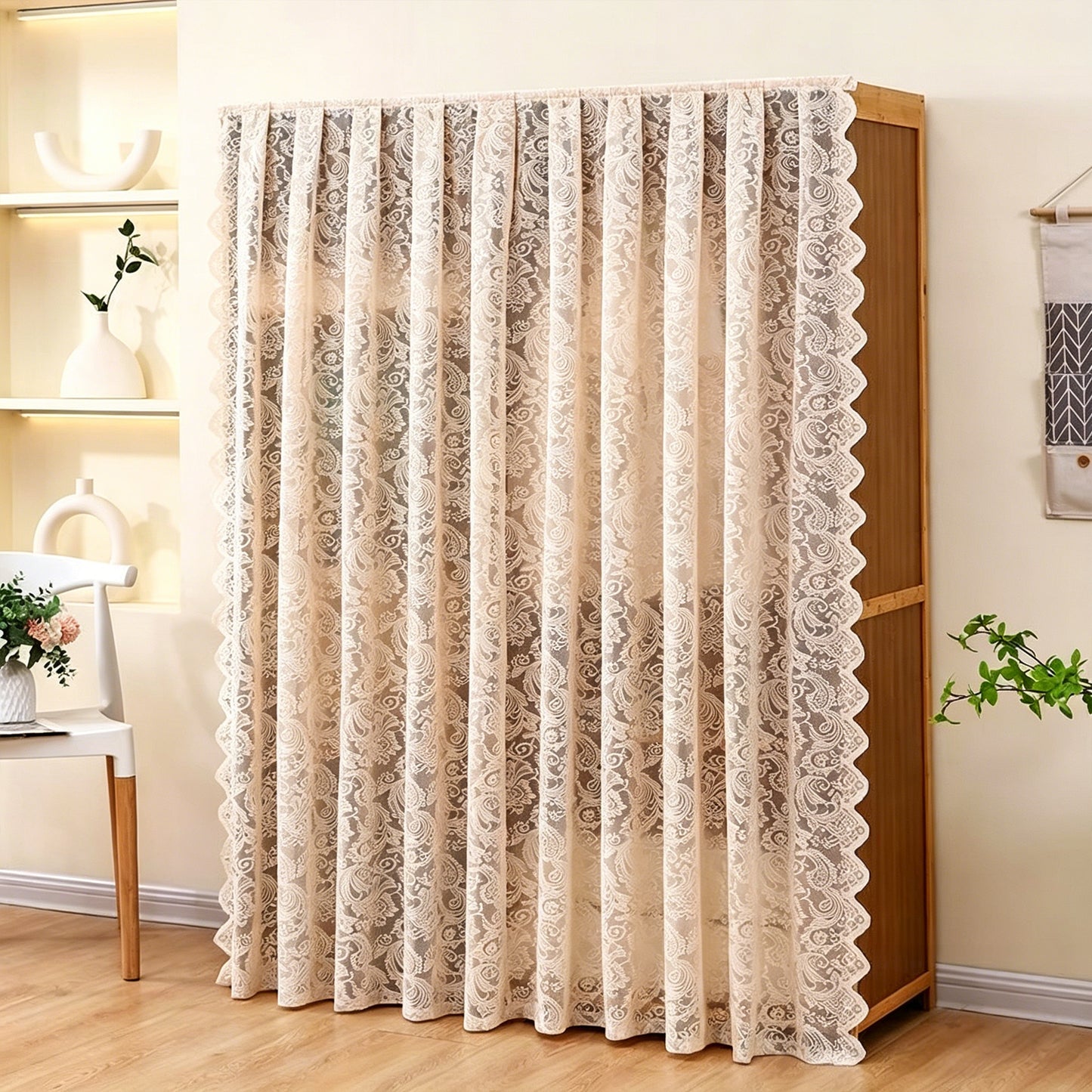 Beautiful & Functional Embroidered Sheer Curtain