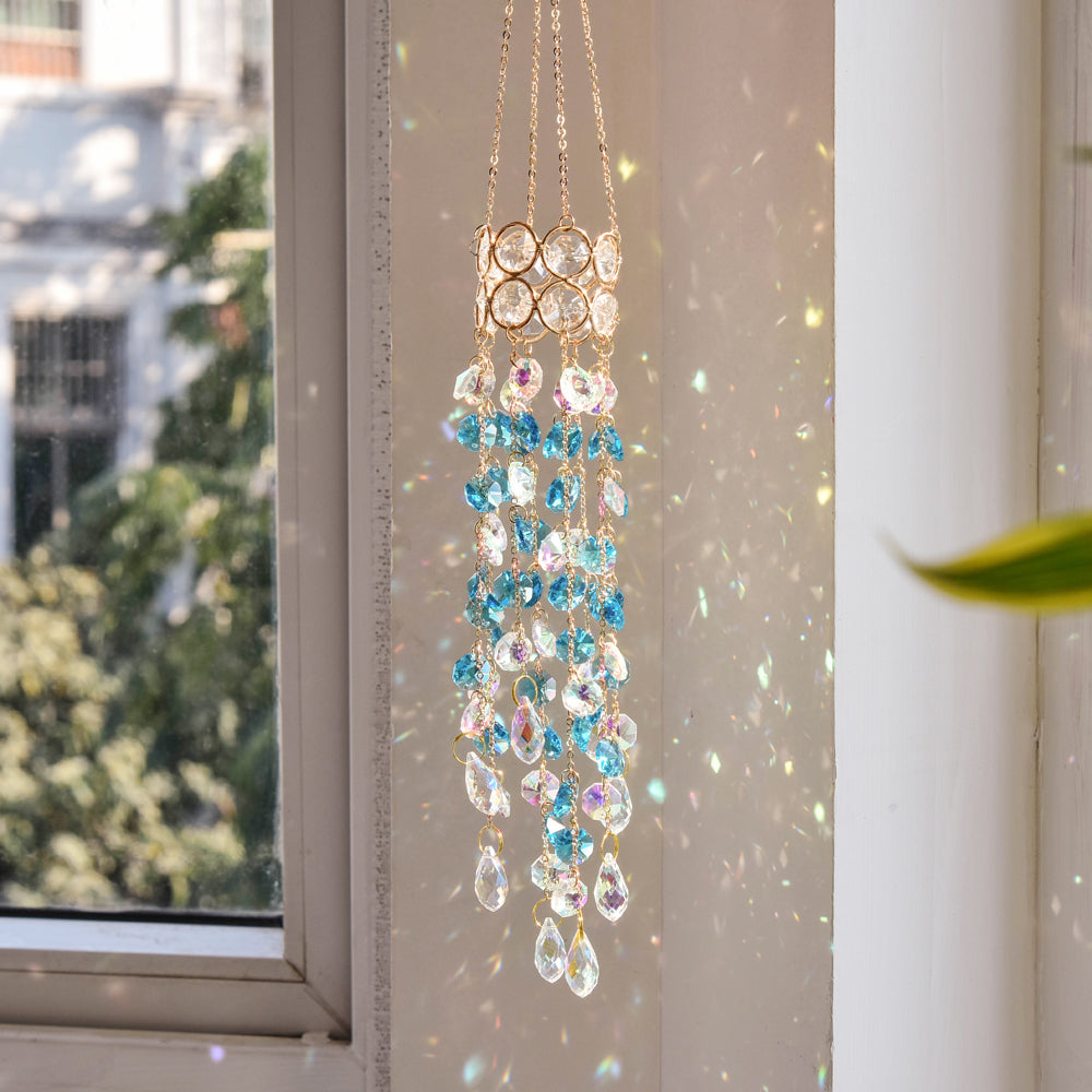 Crystal Prism Sun Catcher: Where Light Dances, Magic Happens