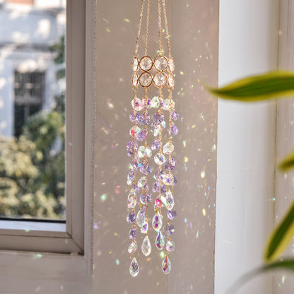 Crystal Prism Sun Catcher: Where Light Dances, Magic Happens