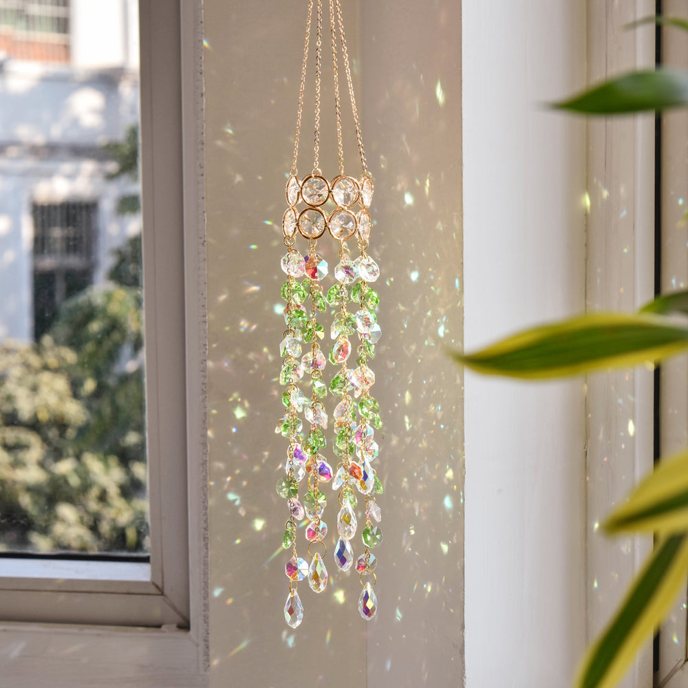 Crystal Prism Sun Catcher: Where Light Dances, Magic Happens