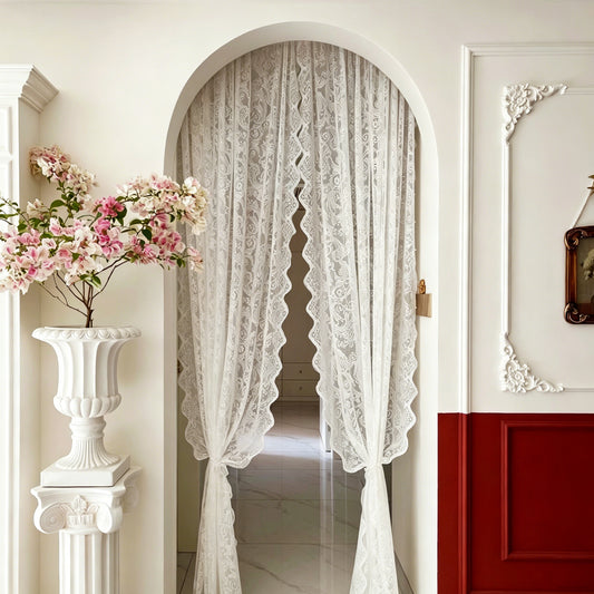 Beautiful & Functional Embroidered Sheer Curtain